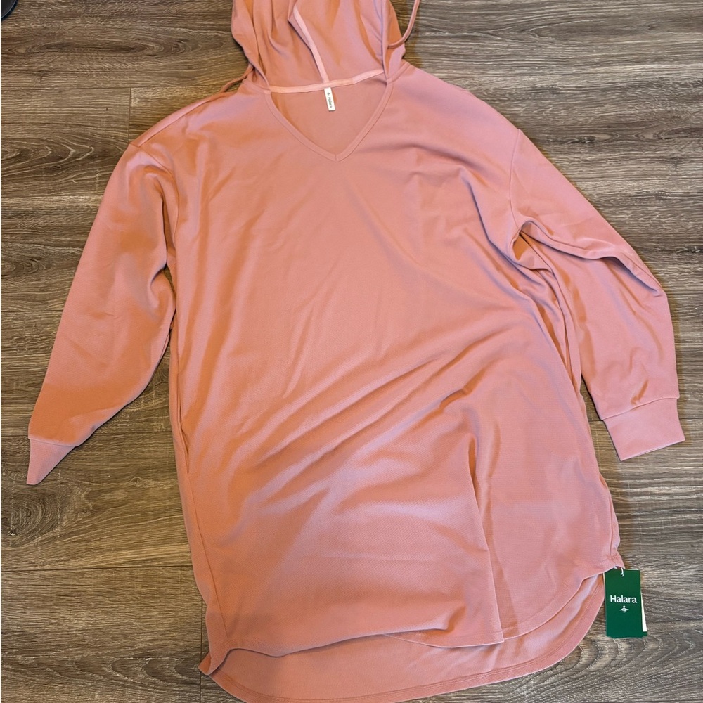 BRAND NEW: Pink Hoodie Dress